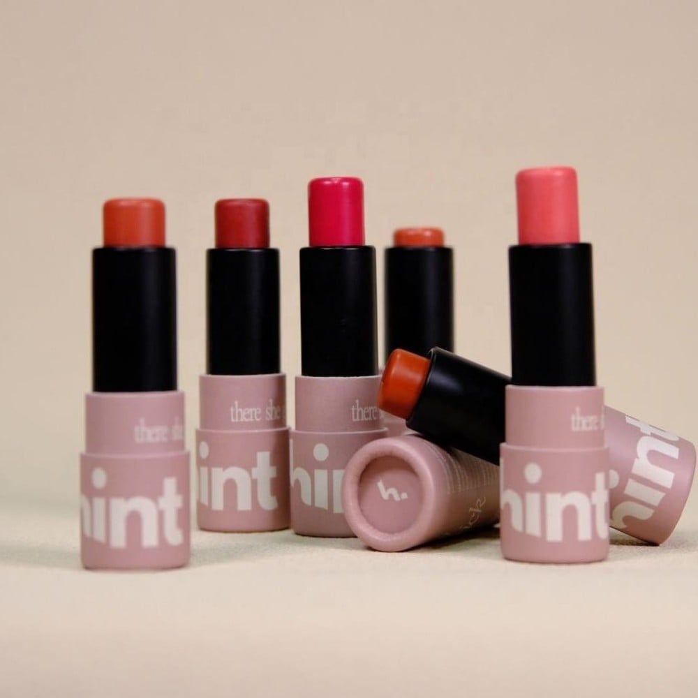 Eco Friendly Empty Cardboard Cylinder Packaging Lip Balm Lipstick Twist Up Paper Tube