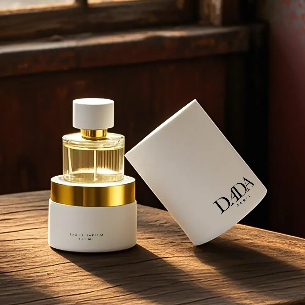 Luxury Eco Friendly Cardboard Tube Container Customized Perfume Bottle Paper Tube Gift Packaging Box
