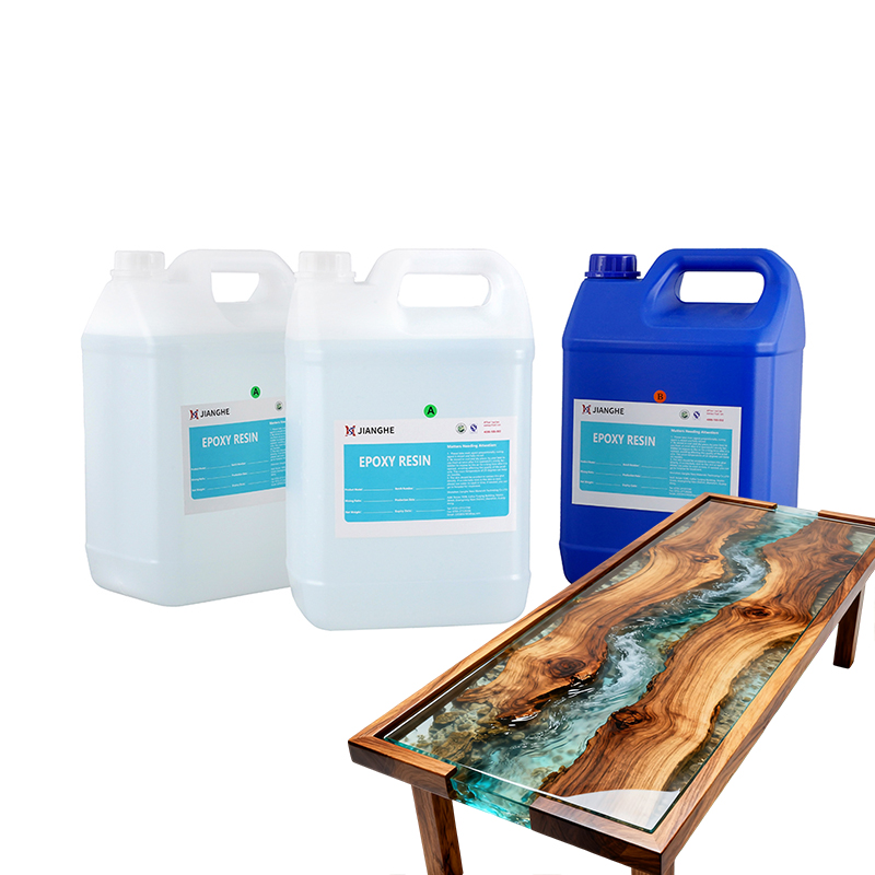 nhựa Epoxy Đổ Dày Tỷ Lệ 2:1 Cho Bàn Sông (Mẫu: 318AB-9T-2)