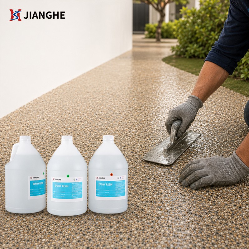 Clear Epoxy Resin 2:1 for Sand & Small Stone Flooring