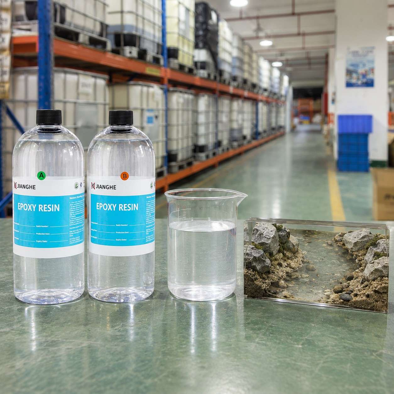 Resina para agua artificial