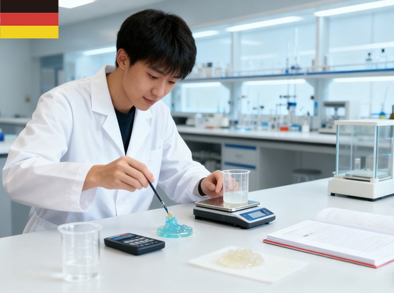 Bộ dụng cụ phòng thí nghiệm vật liệu đại học (Aachen, Đức)