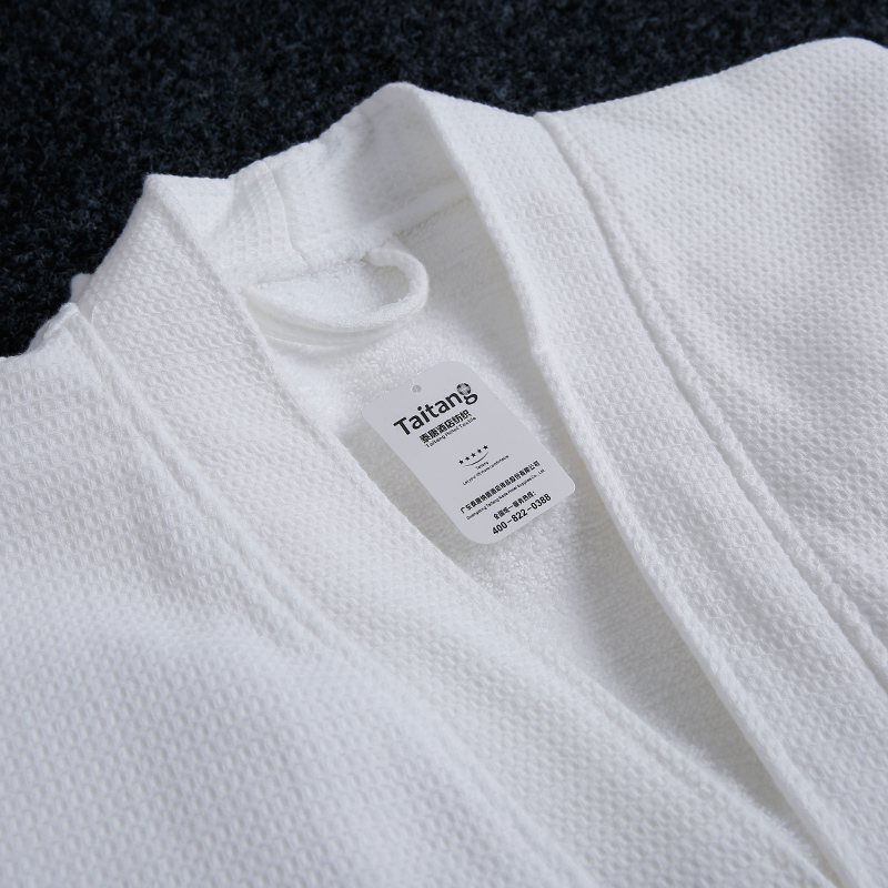 1200g Luxury Waffle-Terry Dual Layer Kimono Bathrobe Wholesale Hotel Linen & Spa Supplies