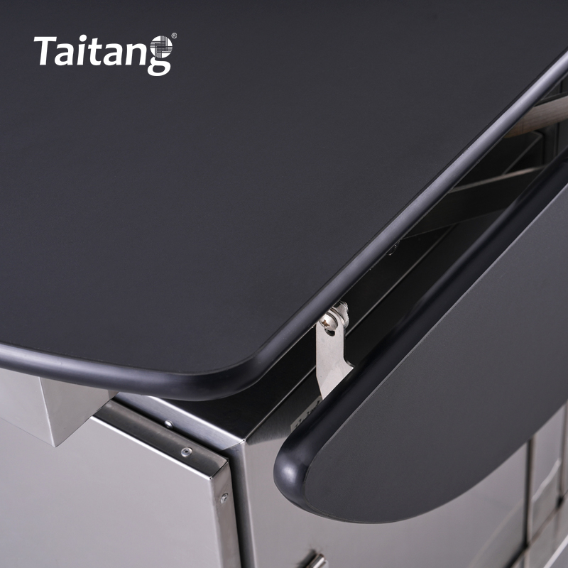 Luxury Folding Room Service Trolley with Electric Food Warmer Premium Hotel Hospitality Supplies