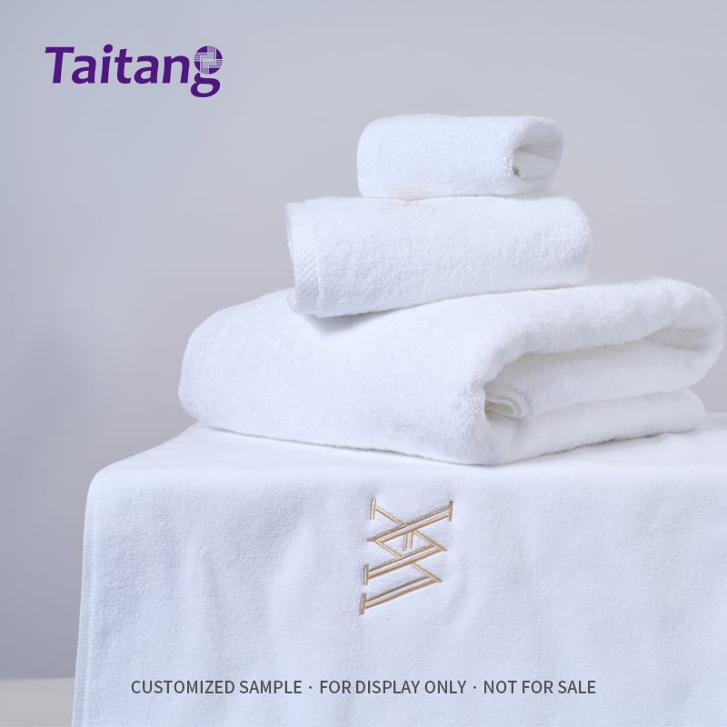 Stacked Taitang 16S luxury white hotel bath towel collection for 5-star hotel bathrooms.jpg