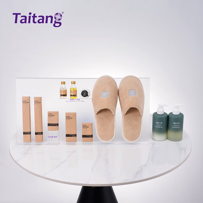 Eco-Friendly Hotel Amenities Set Premium Kraft Paper Packaging Taitang Hotel Supplies Wholesale