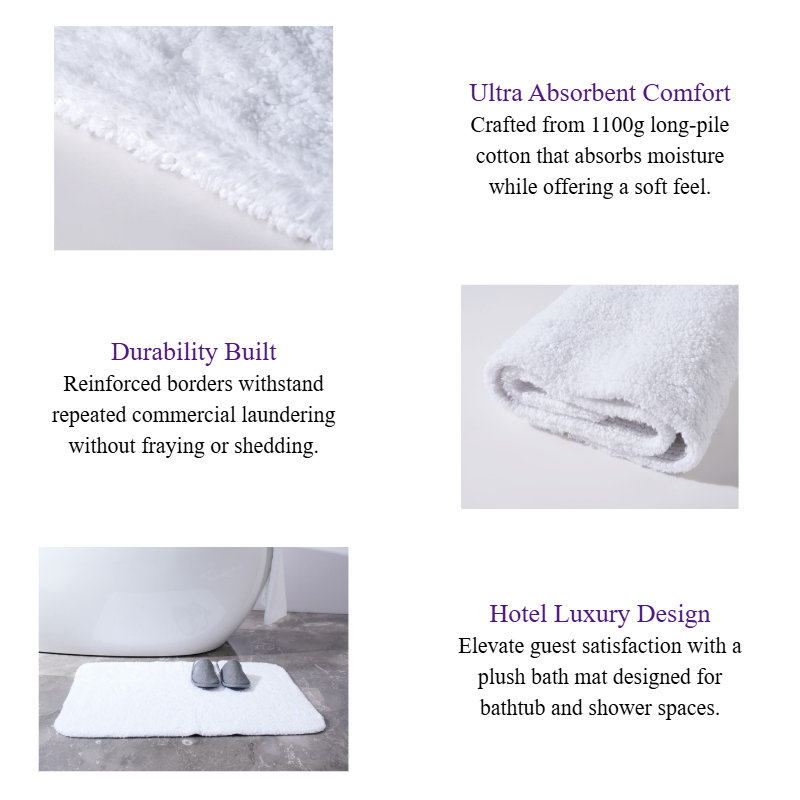 White Hotel Bath Mat & Spa Bath Rug 1100g Heavyweight Plush Cotton with Elegant Border.png