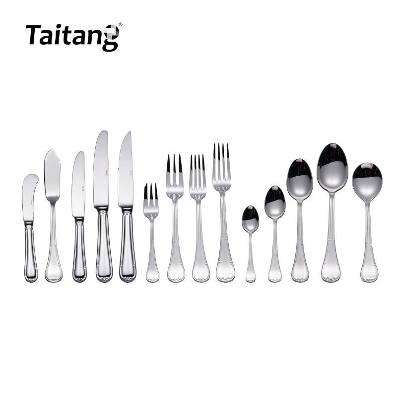 Premium Stainless Steel Restaurant Cutlery Set Luxury Hotel Flatware Collection with Custom Logo Support