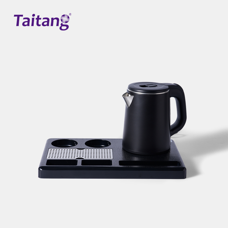 Premium Hotel Electric Kettle Tray Space-Saving Hospitality Welcome Solution