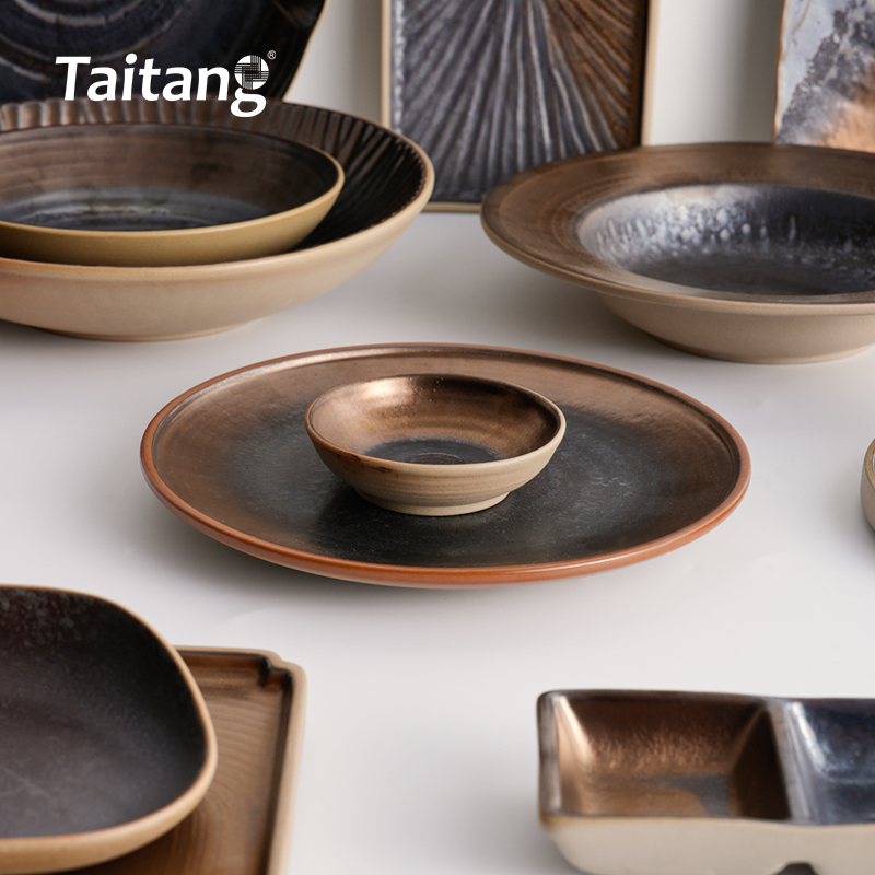 Modern Dinnerware Sets Spiral Porcelain Dinnerware Collections Chip-Resistant Restaurant Chinaware