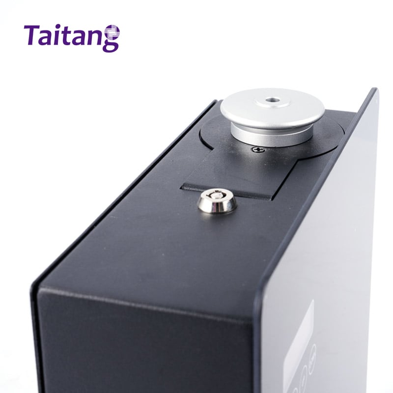 2. Close-up of top security key lock and metallic atomizer nozzle on Taitang hotel aroma diffuser.jpg