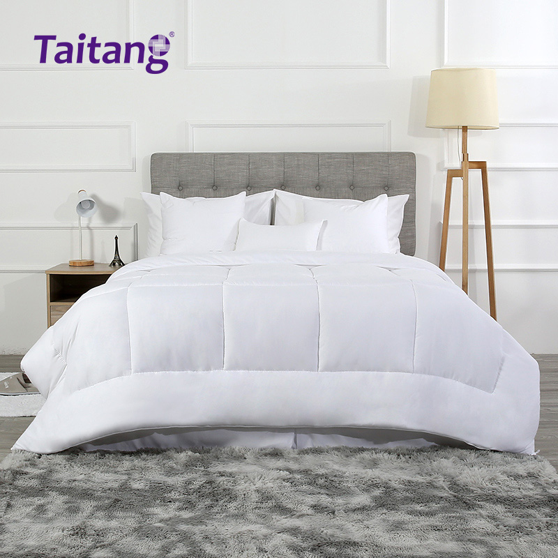 Hotel Collection Duvet Insert Luxury Down Alternative Comforter with 100% Cotton Shell for Hospitality Procurement