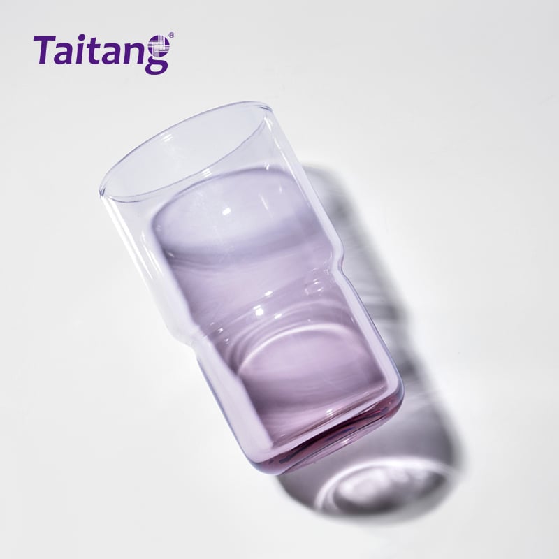 Tempered Glass Bathroom Tumbler Set Hotel Bathroom Drinking Glasses & Brushing Cups for Hospitality