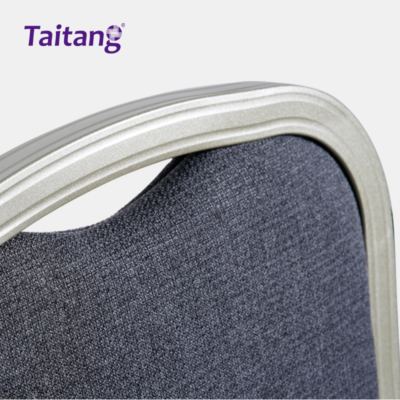 Stackable Aluminum Banquet Chair for Luxury Hotels 1.8mm Frame Taitang Hotel Furniture & Supplies Wholesale