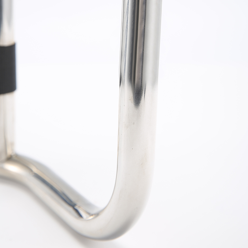 Estante plegable para equipaje de hotel en acero inoxidable premium con respaldo elevado