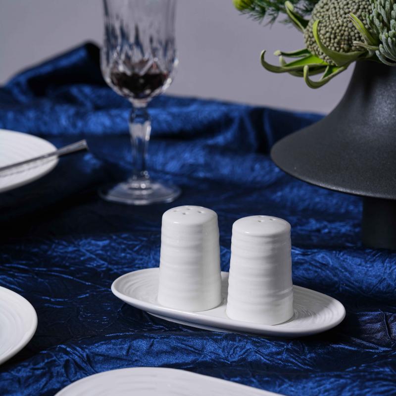 Commercial High-Fired Porcelain Dinnerware Set for Luxury Hotels & Restaurants