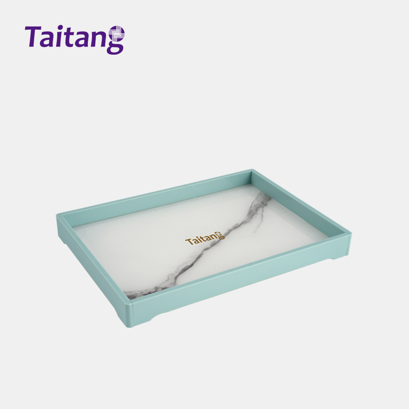 Mint Green & Marble Amenity Tray and Box Set Hospitality Tray for Luxury Guestrooms & Bathrooms