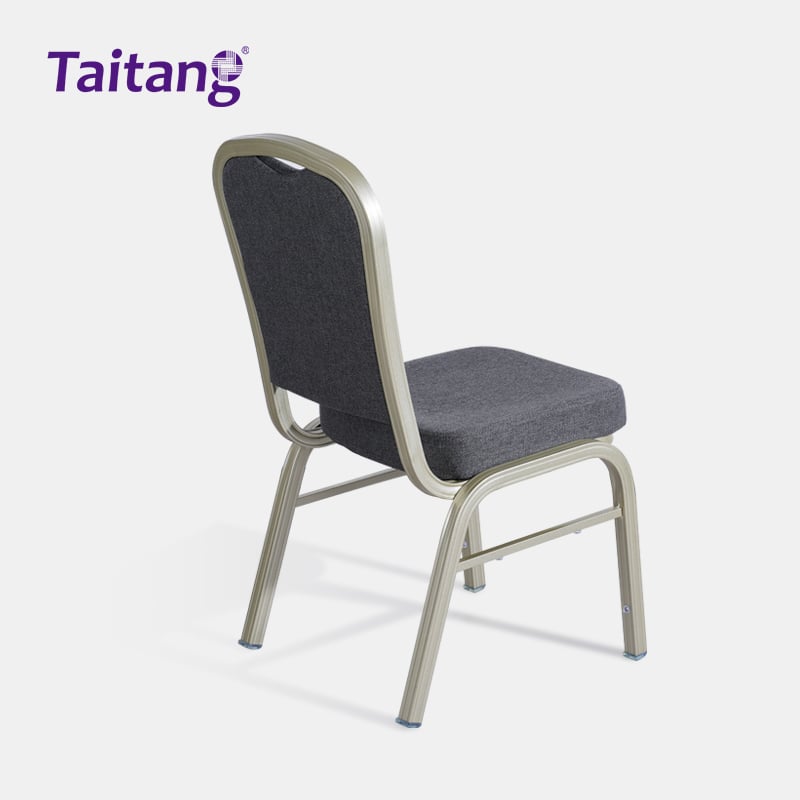 Stackable Aluminum Banquet Chair for Luxury Hotels 1.8mm Frame Taitang Hotel Furniture & Supplies Wholesale
