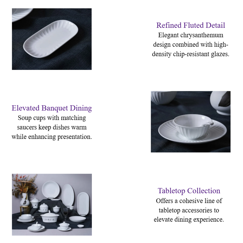 Luxury White Fluted Hotel Porcelain Collection Dishes & Formal Dinnerware for Fine Dining.png