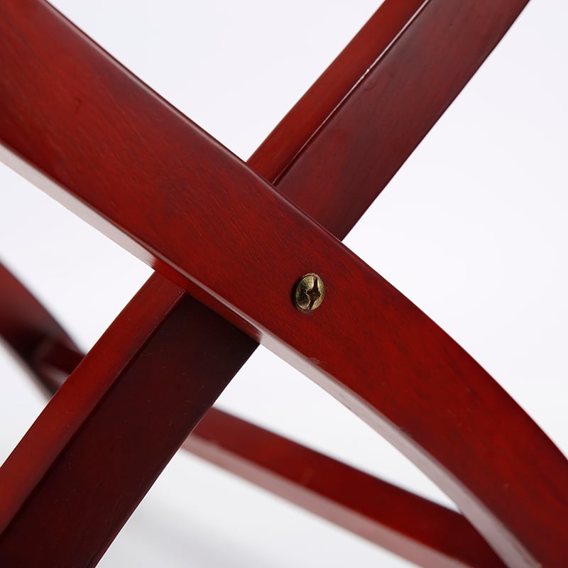 Luxury Wooden Folding Luggage Rack with Backrest