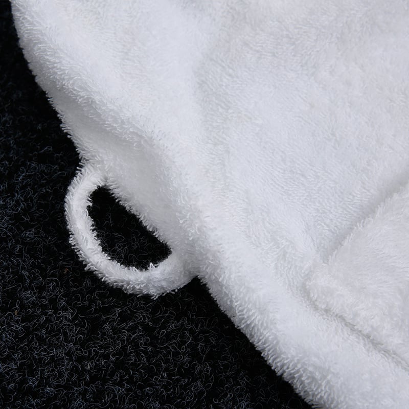 Luxury Hotel Bathrobes Double-Sided Terry Towelling Bathrobe with Classic Shawl Collar for 5-Star Hotels & Spas