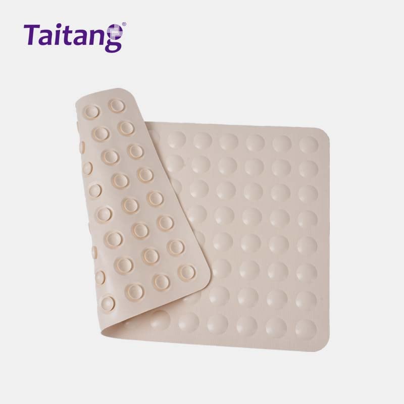 Commercial Non-Slip Rubber Bath Mat Heavy-Duty Anti-Slip Shower Safety Pad for Hotel Bathrooms