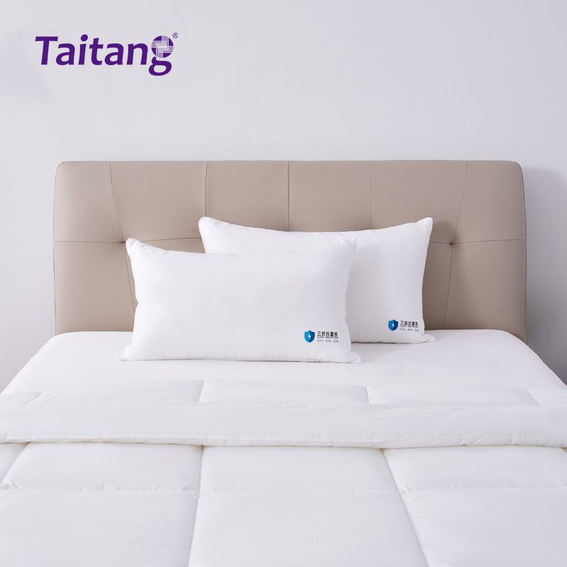 Triple Protection Luxury Hotel Pillows 1200g Silk-Down Alternative with Stain & Bacteria Resistant Shield