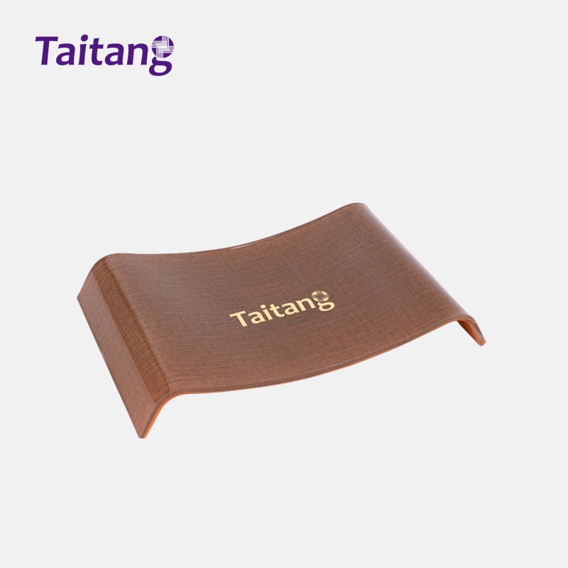 Warm Brown Acrylic Hospitality Tray & Minibar Tea Station Organizers for 4-Star Boutique Hotels
