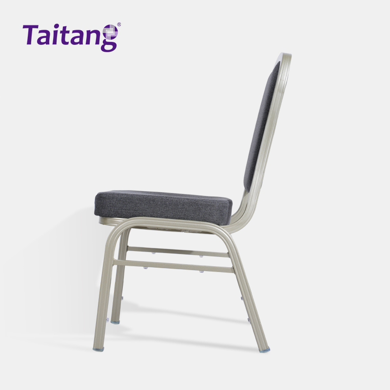 Stackable Aluminum Banquet Chair for Luxury Hotels 1.8mm Frame Taitang Hotel Furniture & Supplies Wholesale