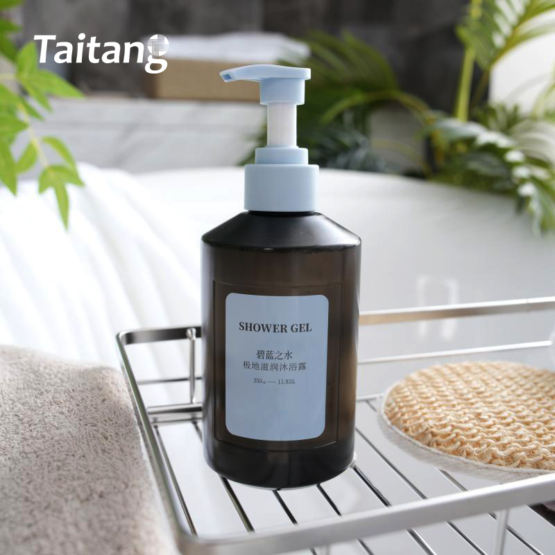 Luxury Polar Water Hydrating Hotel Amenities Bulk Set 350ml Refillable Dispenser Bottles Custom Guest Toiletries Wholesale
