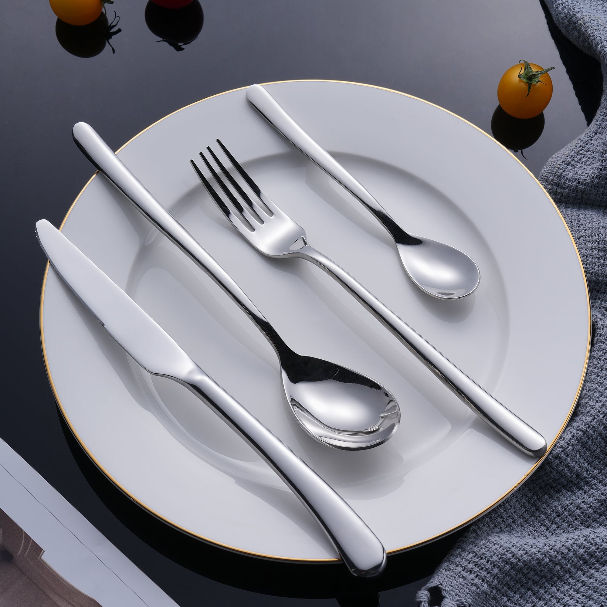 Luxury Restaurant Cutlery Set Premium Stainless Steel Commercial Flatware for Elite Hotels & Fine Dining