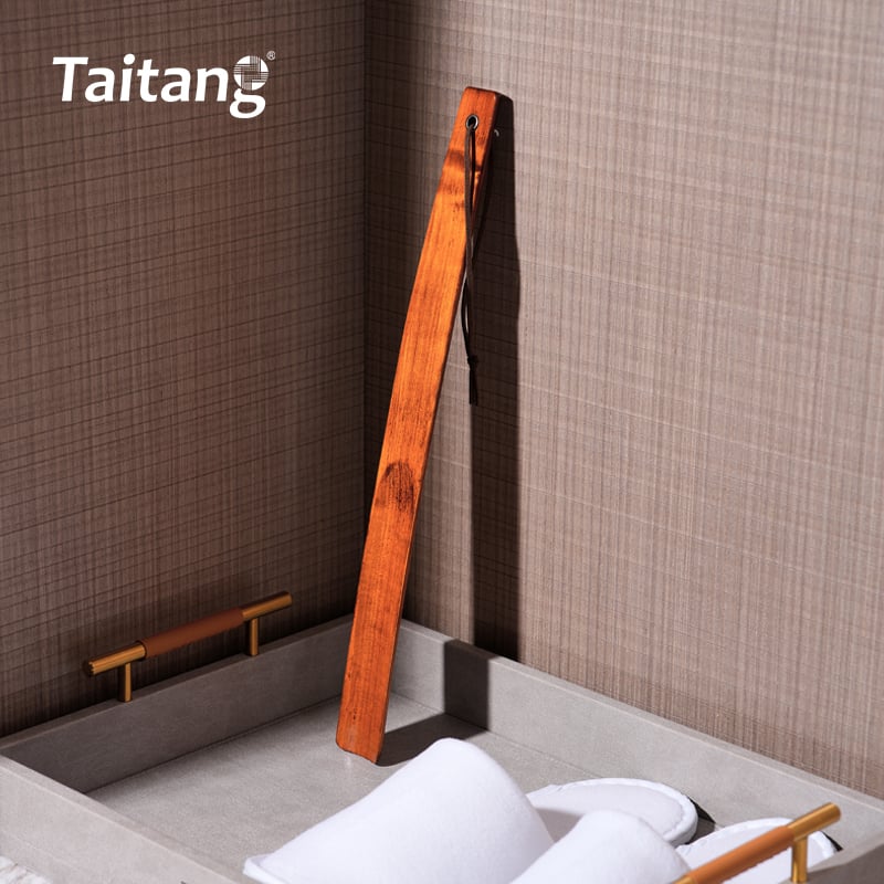 Premium Wooden Hotel Shoehorn Long Handle Luxury Guest Amenities