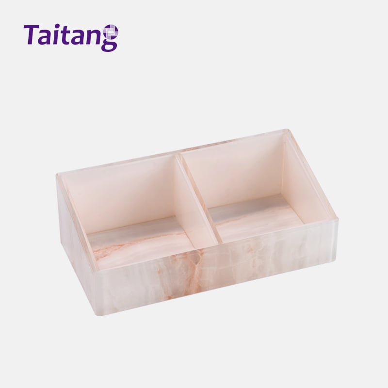 European Resin Hotel Amenity Tray and Guestroom Accessory Set for 4-5 Star Luxury Hotels