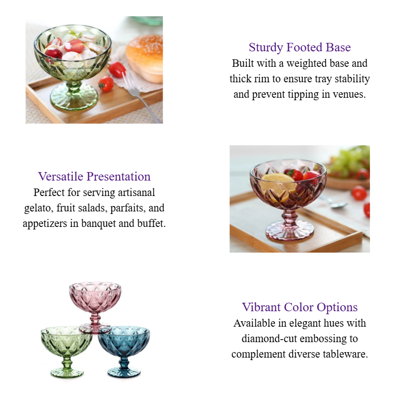Diamond Cut Glass Dessert Bowls Wholesale Colored Glass Ice Cream Cups for Hotels & Restaurants.png