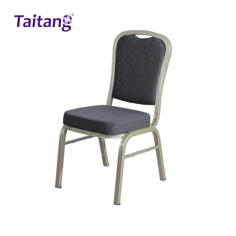 Stackable Aluminum Banquet Chair for Luxury Hotels 1.8mm Frame Taitang Hotel Furniture & Supplies Wholesale