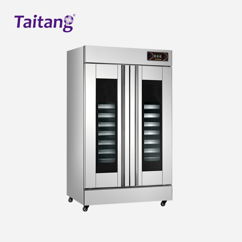 Deluxe Commercial Dough Proofer & Holding Cabinet Mobile Double-Door Restaurant Proofer