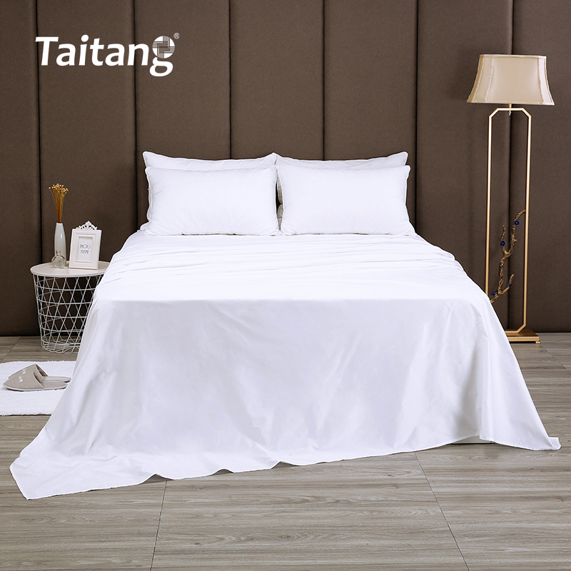 Cotton Sateen Hotel Bed Sheets Luxury Hotel Bed Linen with Customizable Thread Count & Sizes for Hotel Style Bedding