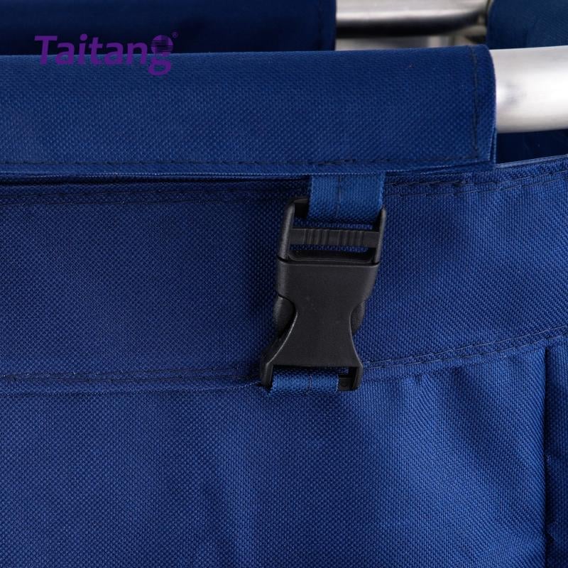 Stainless Steel Hotel Housekeeping Trolley Professional Room Service Cart with Large Capacity Blue Bags