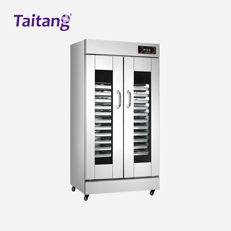 Luxury Double Door Commercial Bread Proofer Cabinet Insulated Dough Proofing Cabinet for Hotels Resorts Bakeries