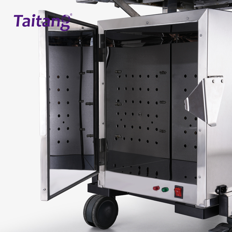 Luxury Folding Room Service Trolley with Electric Food Warmer Premium Hotel Hospitality Supplies