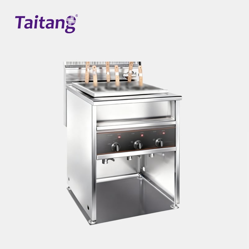 Commercial Pasta Cooker Free-Standing Electric & Gas Noodle Boiler for Hotels, Restaurants, and Cafeterias