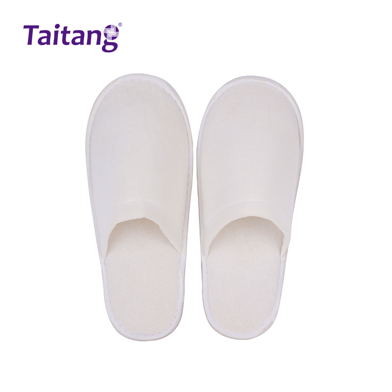 Dép khách sạn dùng một lần bán buôn – Dép polyester chống trượt 6mm cho sự thoải mái của khách tại khách sạn năm sao