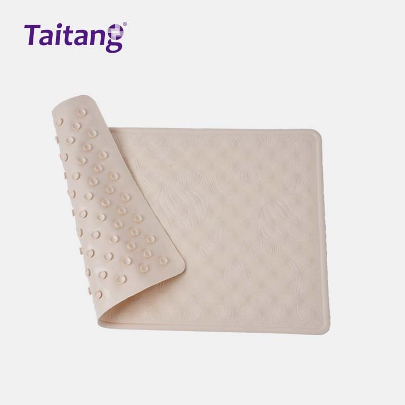 Commercial Non-Slip Rubber Bath Mat Heavy-Duty Anti-Slip Shower Safety Pad for Hotel Bathrooms