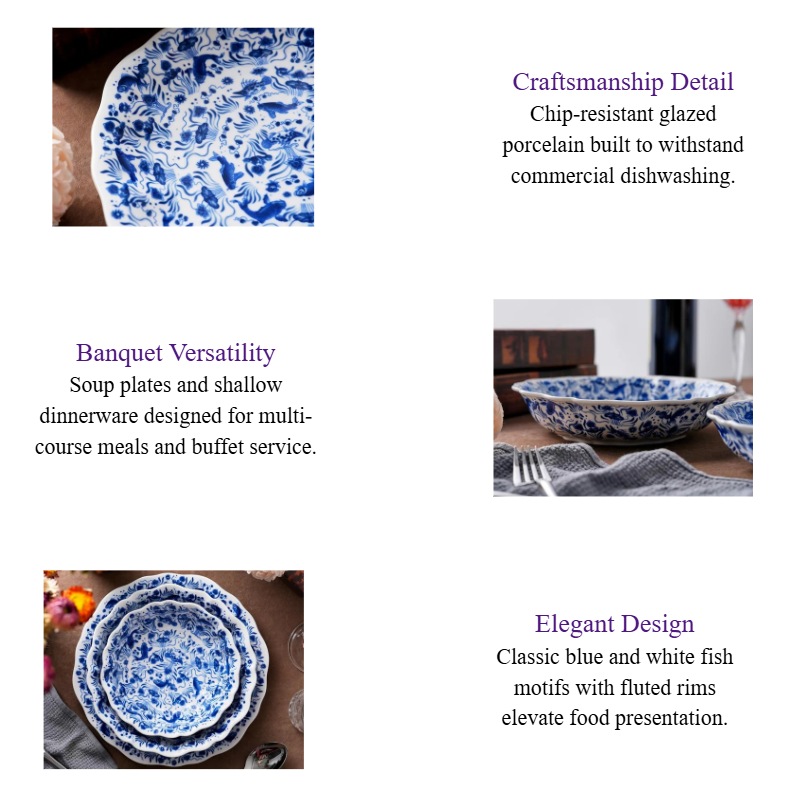 Blue and White Fish Pattern Porcelain Chinaware Set Tableware Dinnerware for Luxury Hotels & Fine Dining.png
