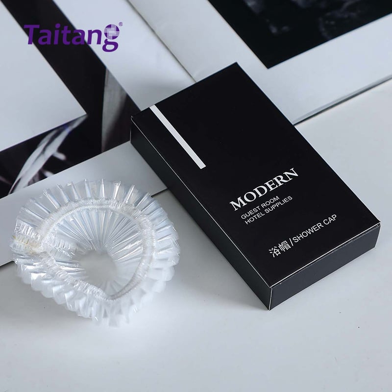 Taitang Modern Matte Black Luxury Hotel Amenities Set Premium Bulk Hotel Bathroom Supplies