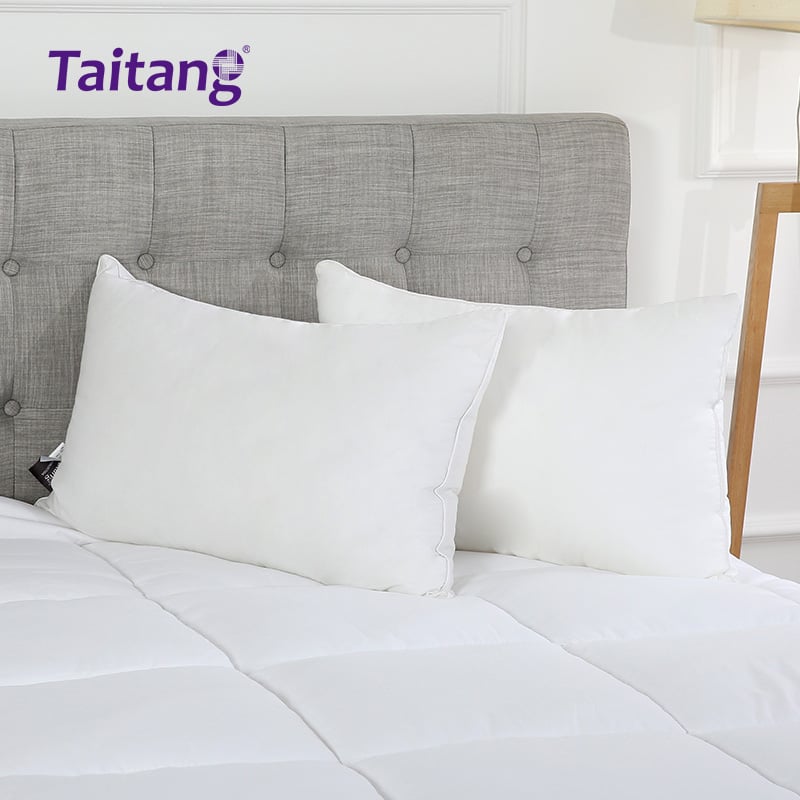 Wholesale Hotel Pillows 1200g Microfiber Pillow for Hotel Suites Commercial Use