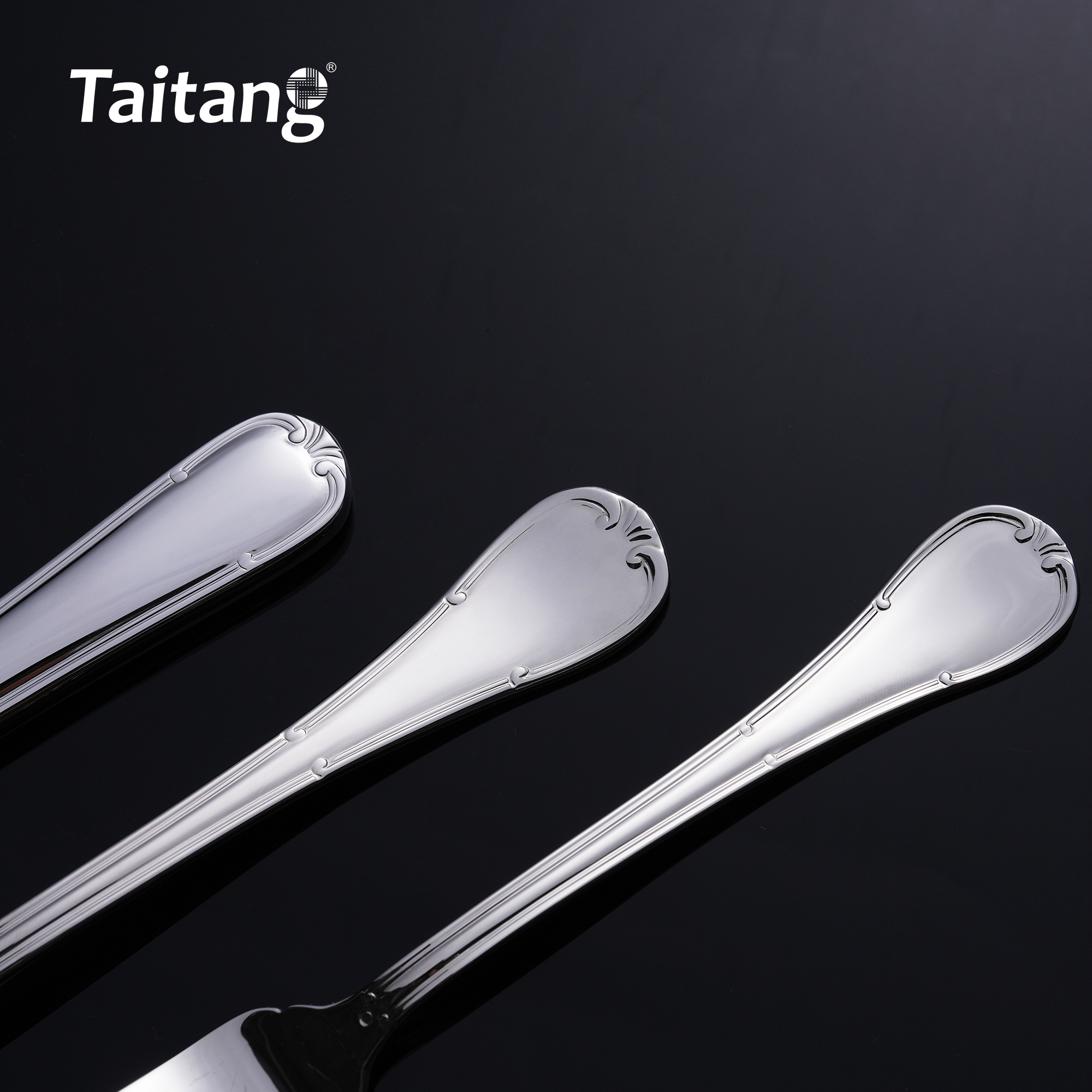 Premium Stainless Steel Restaurant Cutlery Set Luxury Hotel Flatware Collection with Custom Logo Support