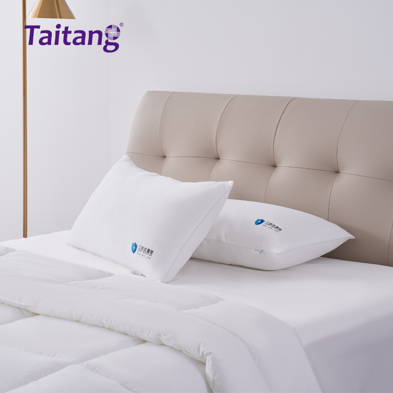 Triple Protection Luxury Hotel Pillows 1200g Silk-Down Alternative with Stain & Bacteria Resistant Shield