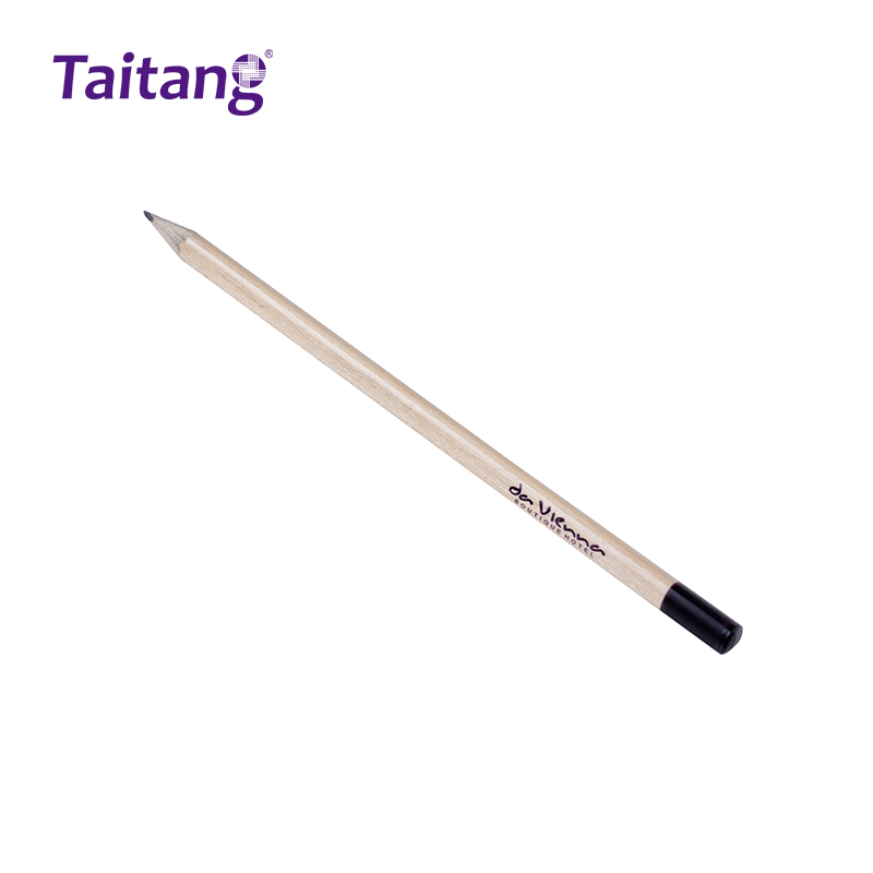 Custom Triangular Wooden Hotel Pencil Eco-Friendly Guestroom Stationery Branded Anti-Roll Design