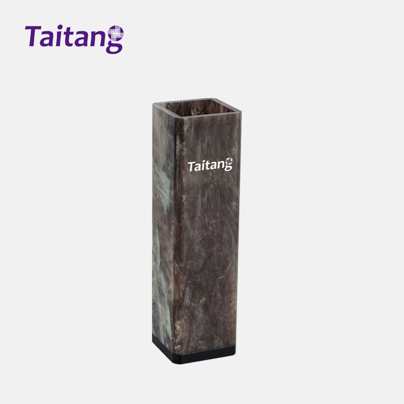 Dark Marble Pattern Hotel Amenity Set Luxury Resin Bathroom & Guestroom Accessories Collection